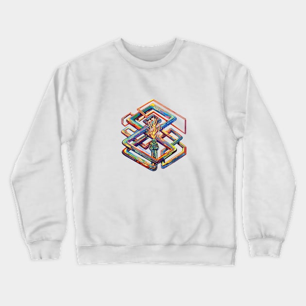 Prometheus Crewneck Sweatshirt by David Curtis Studio